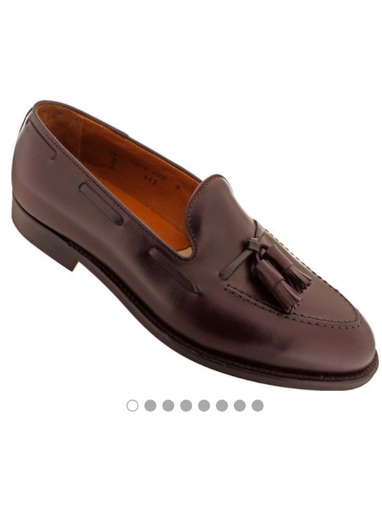 ALDEN Men’s Loafers Slip On Tassels 3H03 025 5 663 $400 Size 9.5 $400 GUC main image 4